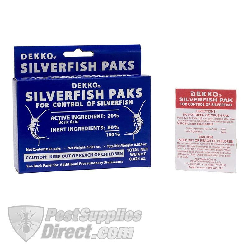 DEKKO Silverfish Paks (silverfish bait)